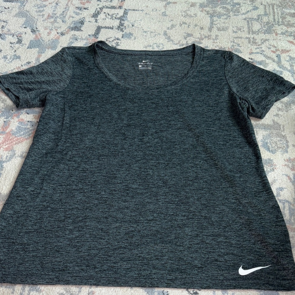 Nike Dri-fit Women's Heathered Black Tee